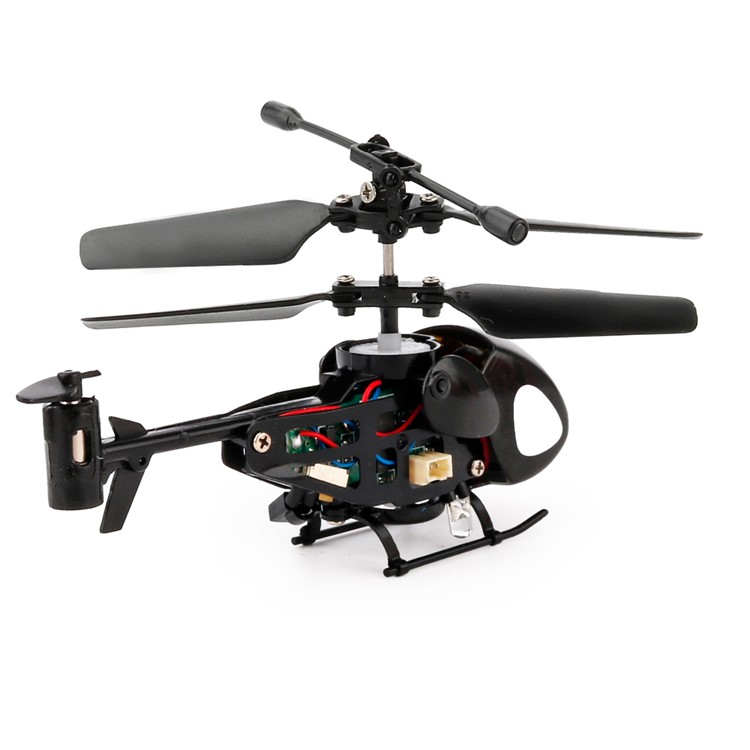 QINGSONG QS5012 Mini 2 Channel RC Helicopter RC Toys - Black-4
