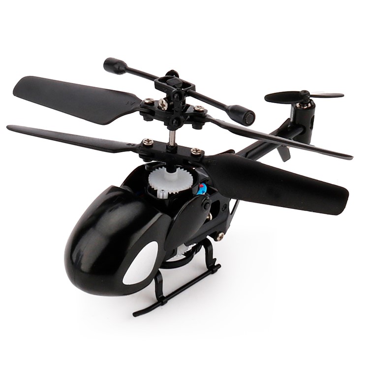 QINGSONG QS5012 Mini 2 Channel RC Helicopter RC Toys - Black-6