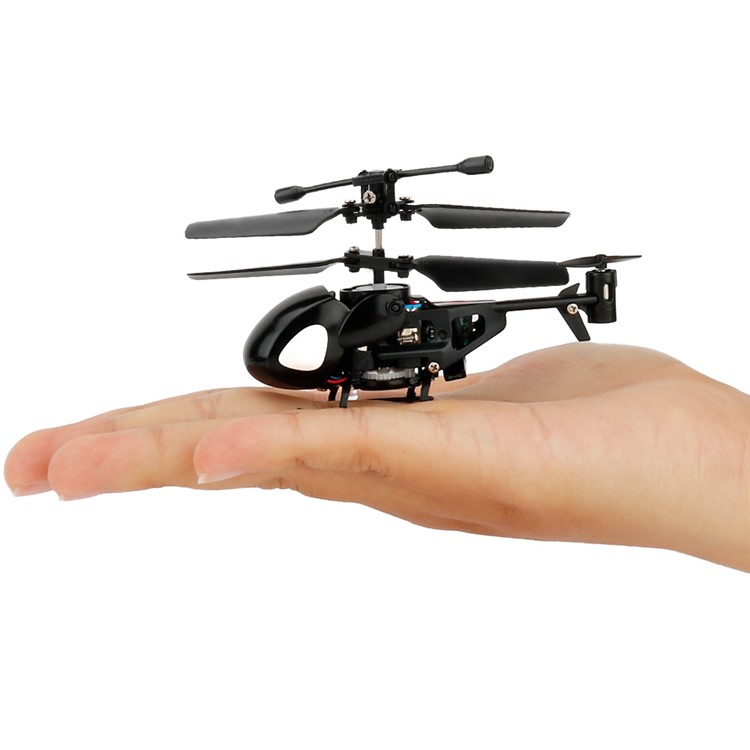 QINGSONG QS5012 Mini 2 Channel RC Helicopter RC Toys - Black-8