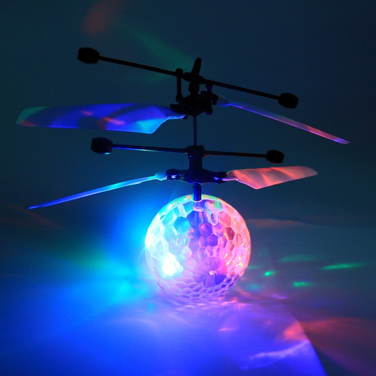 RC infrared Induction Helicopter Ball Built-in Shinning LED Lighting for Kids-1