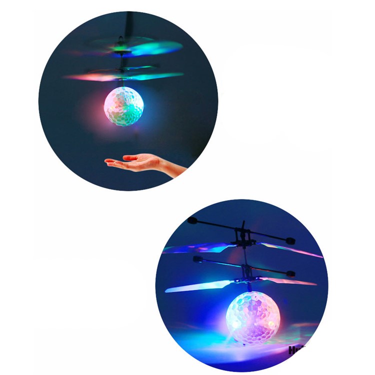 RC infrared Induction Helicopter Ball Built-in Shinning LED Lighting for Kids-13
