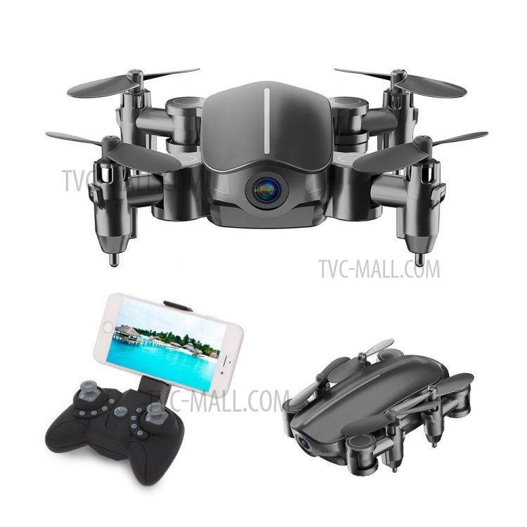 SIHUANDAR RS535 Foldable Mini Drones RC Quadcopter with 480P Camera - Black-1