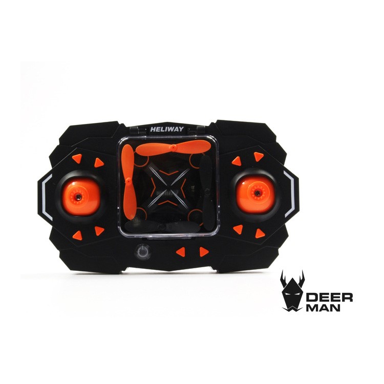 HELIWAY 901HS Folding Mini Remote Control 6 Axis Gyroscope 2.4GHz 4CH Quadcopter with HD Camera - Orange-2