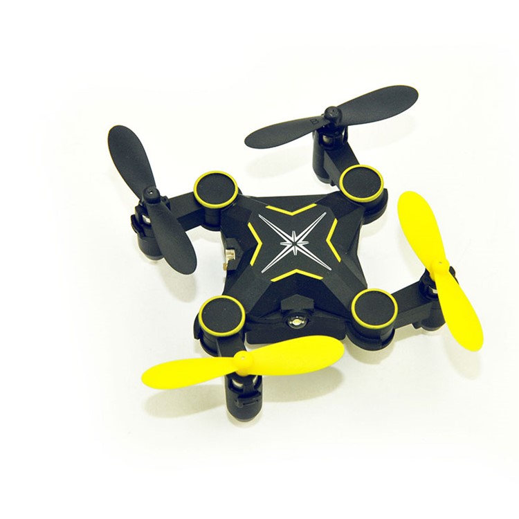 HELIWAY 901HS Folding Mini Remote Control 6 Axis Gyroscope 2.4GHz 4CH Quadcopter with HD Camera - Orange-4