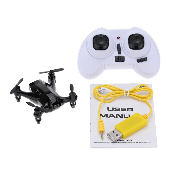 XINLIN X165 6 Axis Gyro 360 Degree Rollover Mini Quadcopter Drone - Black-9
