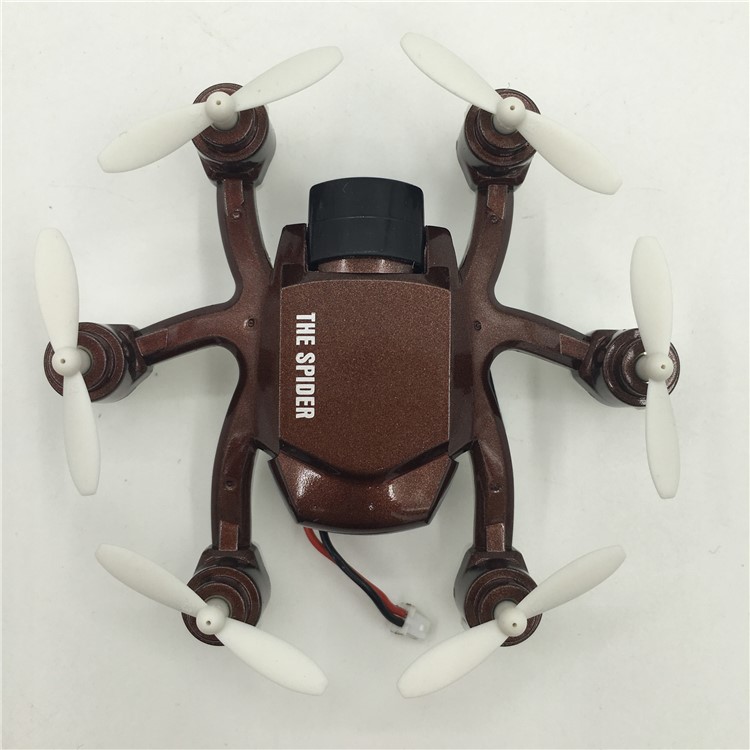 SBEGO 126W Mini Drone 0.3MP Camera Wifi RC Control Hexacopter - Coffee-2