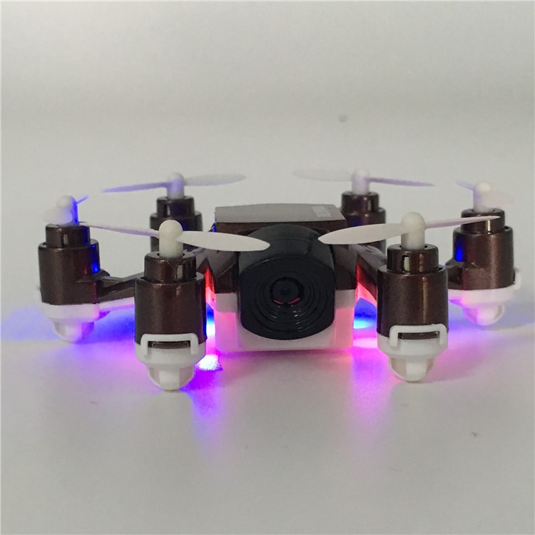 SBEGO 126W Mini Drone 0.3MP Camera Wifi RC Control Hexacopter - Coffee-4