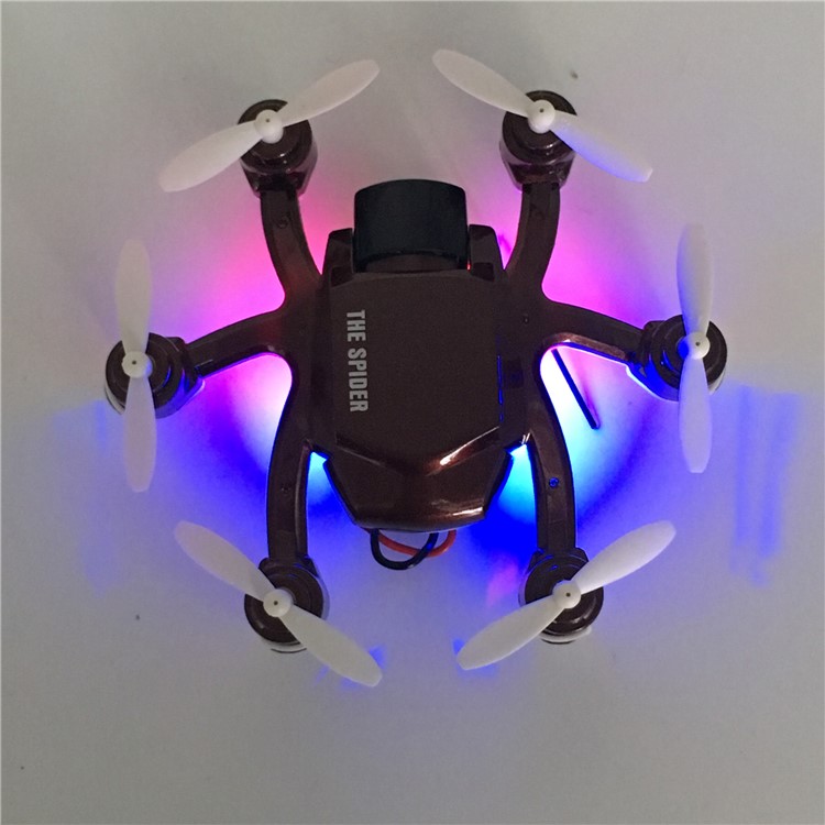 SBEGO 126W Mini Drone 0.3MP Camera Wifi RC Control Hexacopter - Coffee-5