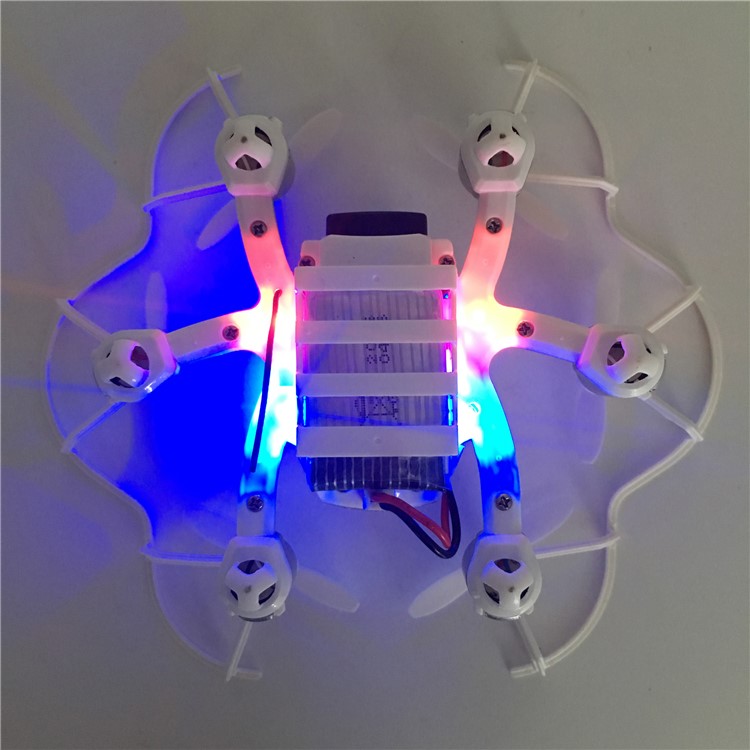 SBEGO 126DW Mini Drone 0.3MP HD Camera 2.4GHz 4CH 6 Axis LED WiFi FPV RC Hexacopter - White-13