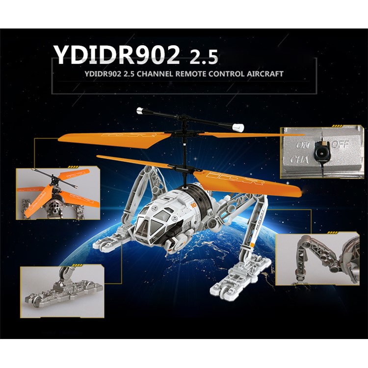 ATTOP YDIDR902 2.5CH 6-Axis Gyro RC Quadcopter with Flying Running Function-2