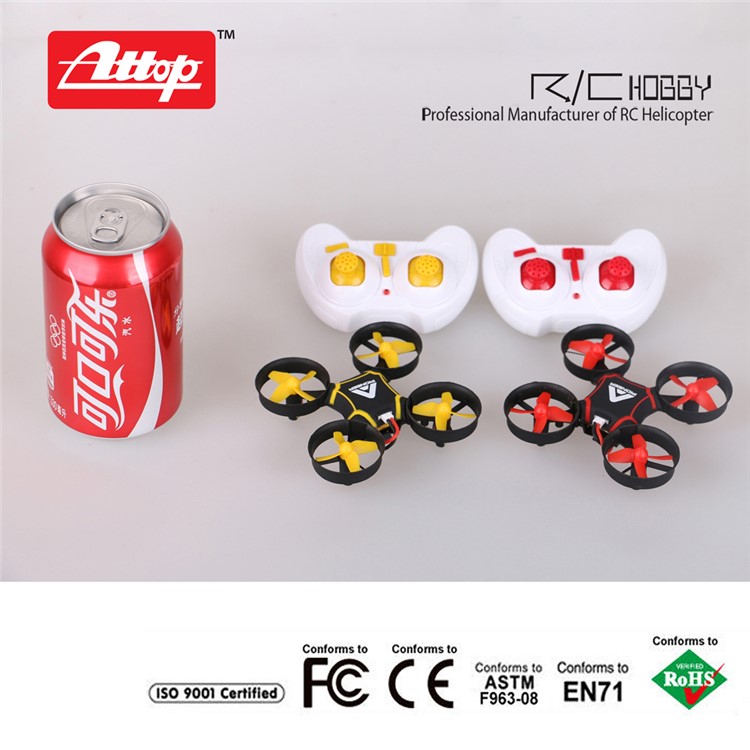 ATTOP A11 Handheld 2,4G Mini-Quadrotor RC Hubschrauber Mit 360 ° Flip 3 Verschiedene Geschwindigkeit Headless-Modus - Rot-4