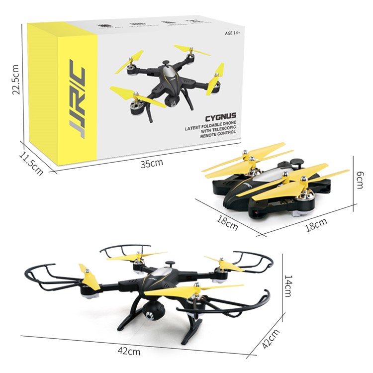 JJRC H39WH Wifi FPV 720P Camera Foldable Drone 2.4G 4CH 6-Aixs Gyro RC Quadcopter - Black-2
