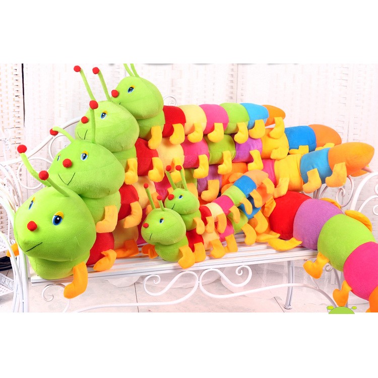 Cute Caterpillar Soft Toy PP Stuffed Doll, Length: 55cm-10