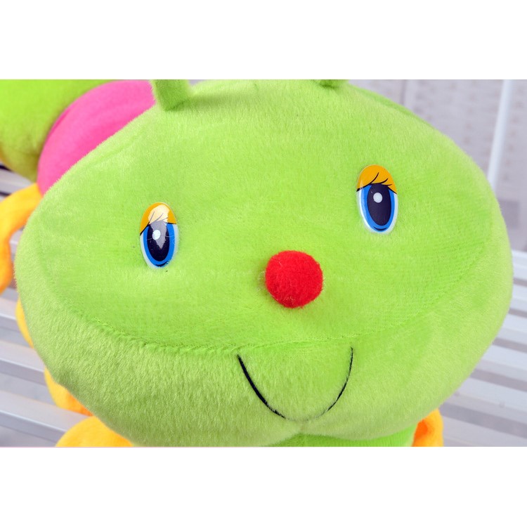 1.2m Colorful Caterpillar Plush Toy Soft Stuffed Pillow-3