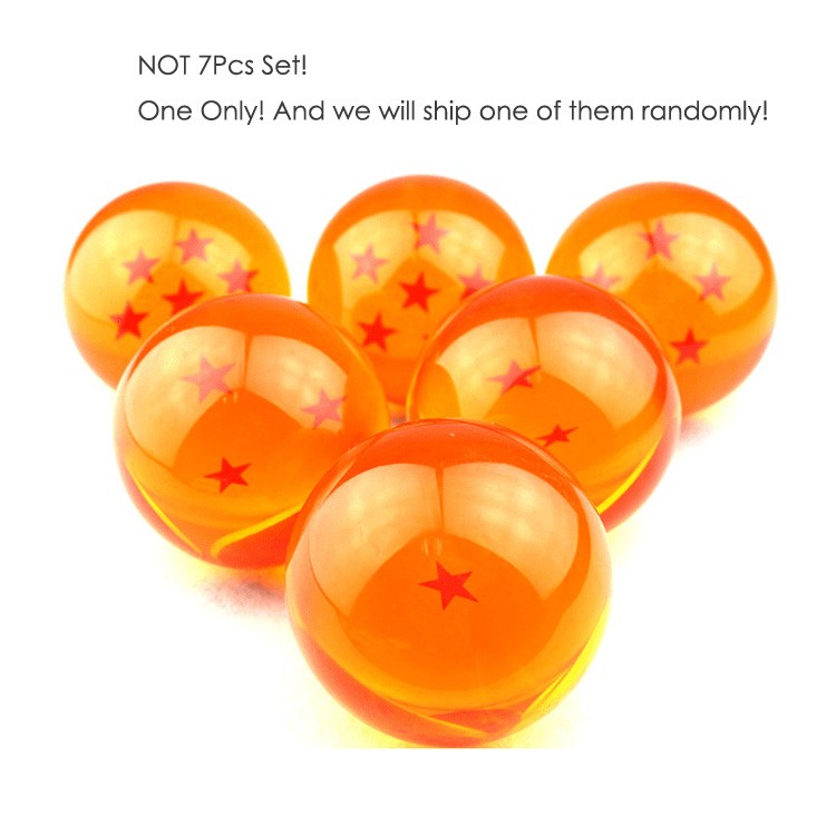 Random 1PC Dragonball Dragon Z Star Replica Play Ball, Diameter: 3.5cm-2