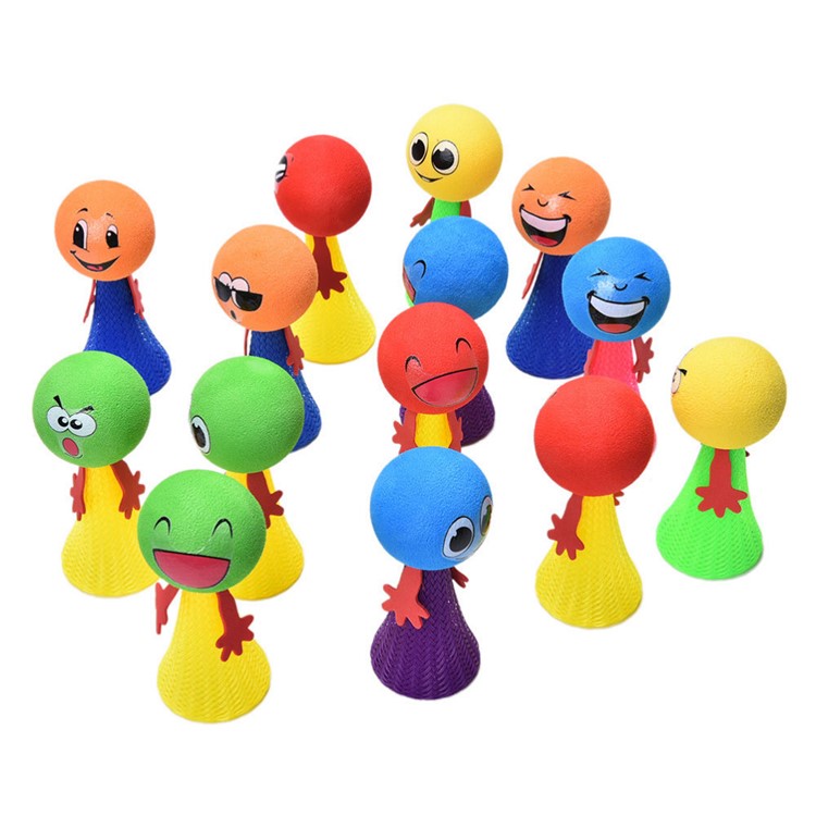 10PCS/Lot Bouncing Jump Elf Spring People Kids Children Doll Relieve Stress Toy - Random-2