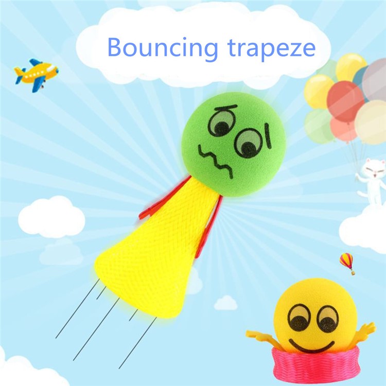 10PCS/Lot Bouncing Jump Elf Spring People Kids Children Doll Relieve Stress Toy - Random-4
