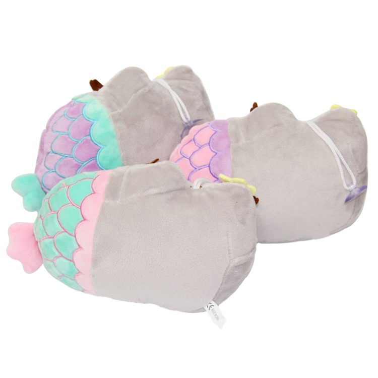 Cute Animal Smile Fat Cat Plush Doll Toys for Children Gift Doll - Green-2