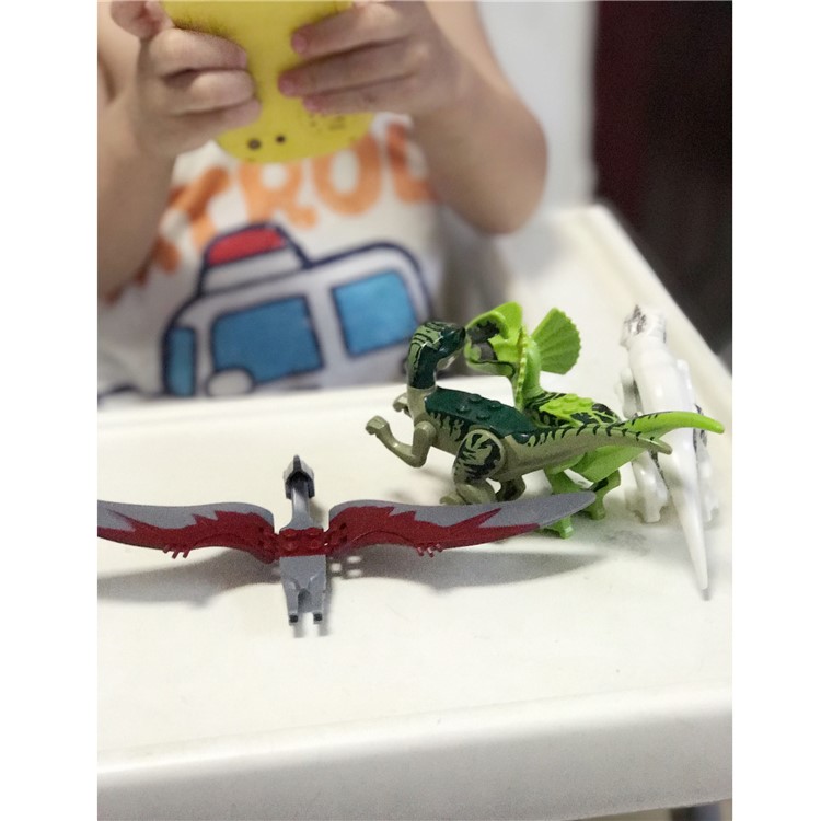 DIY Assembled Small Particle Blocks Dinosaur Toy Children's gift - Random-2