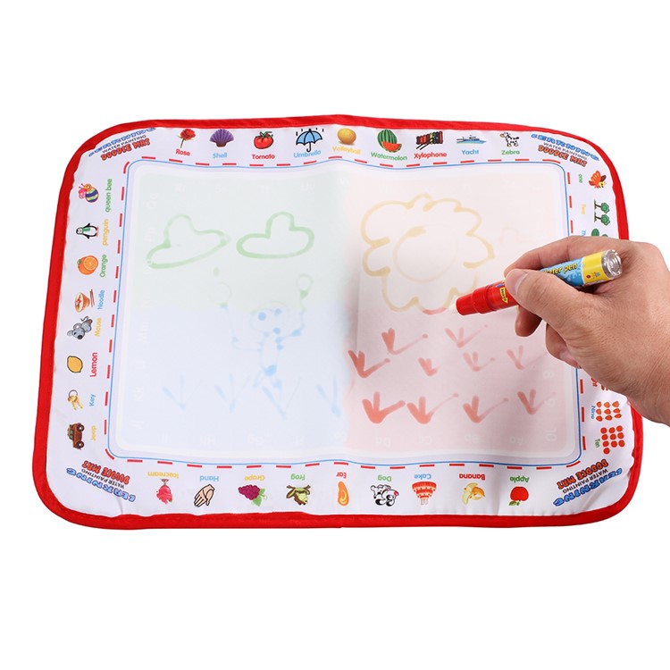 COOLPLAY Fruit Pattern Children Water Drawing Mat Board & Magic Pen-3