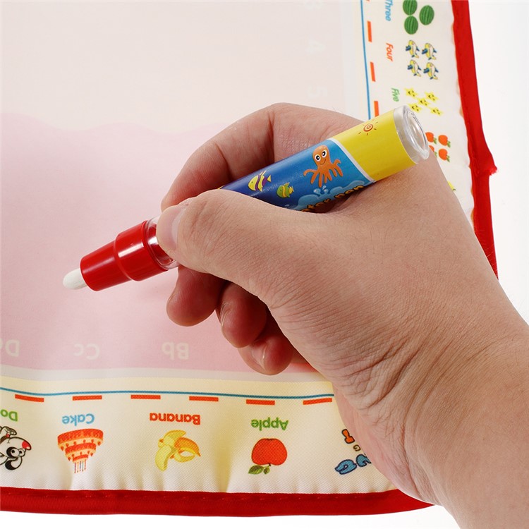 COOLPLAY Fruit Pattern Children Water Drawing Mat Board & Magic Pen-4