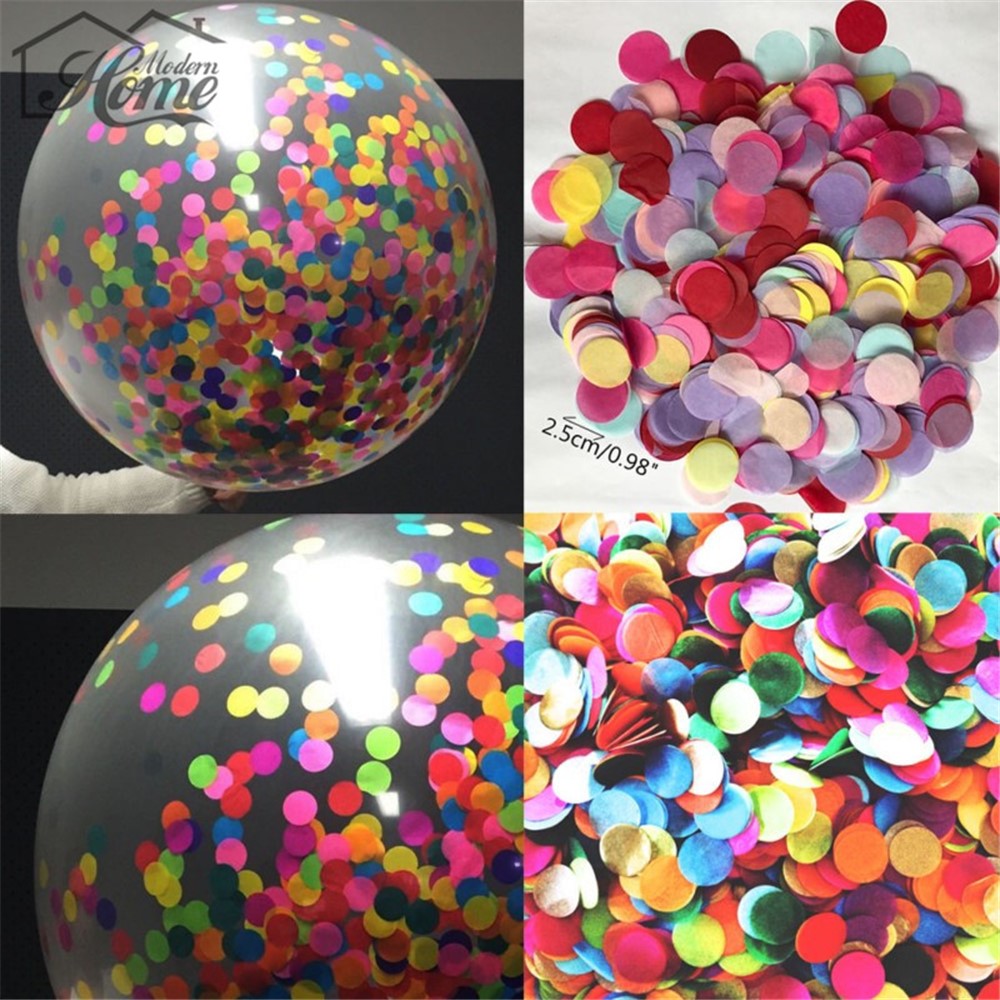 Wholesale 36inch Confetti Balloons Jumbo Latex Balloon Paper Balloons