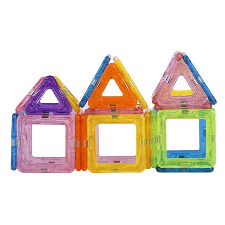 58Pcs Magnetic Car Construction Building Toys Children Educational Blocks-3