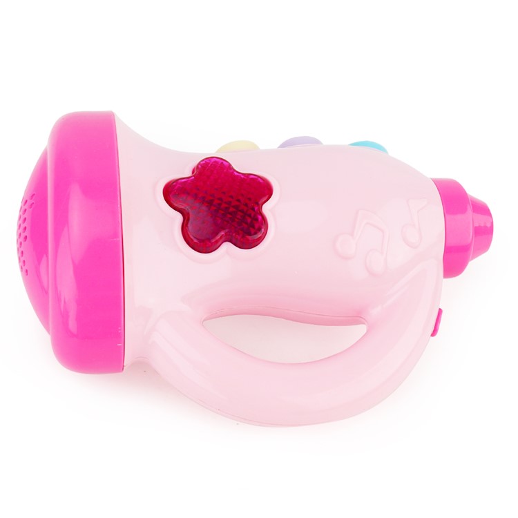 BRETTBBLE Cartoon Horn Music Toy Baby Child Early Education Toy - Pink-3