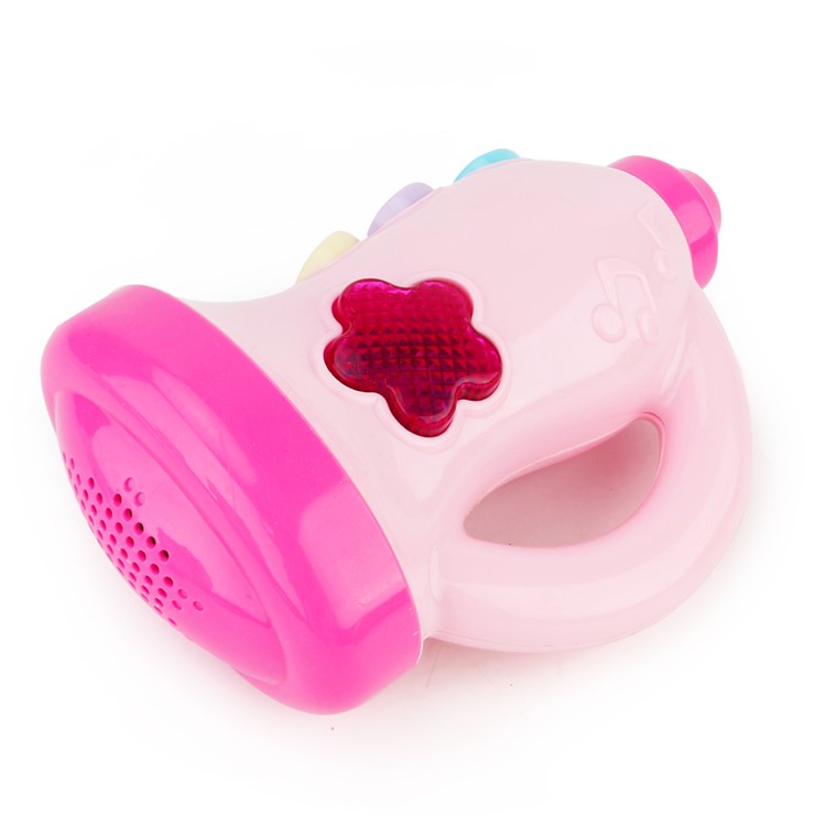 BRETTBBLE Cartoon Horn Music Toy Baby Child Early Education Toy - Pink-4