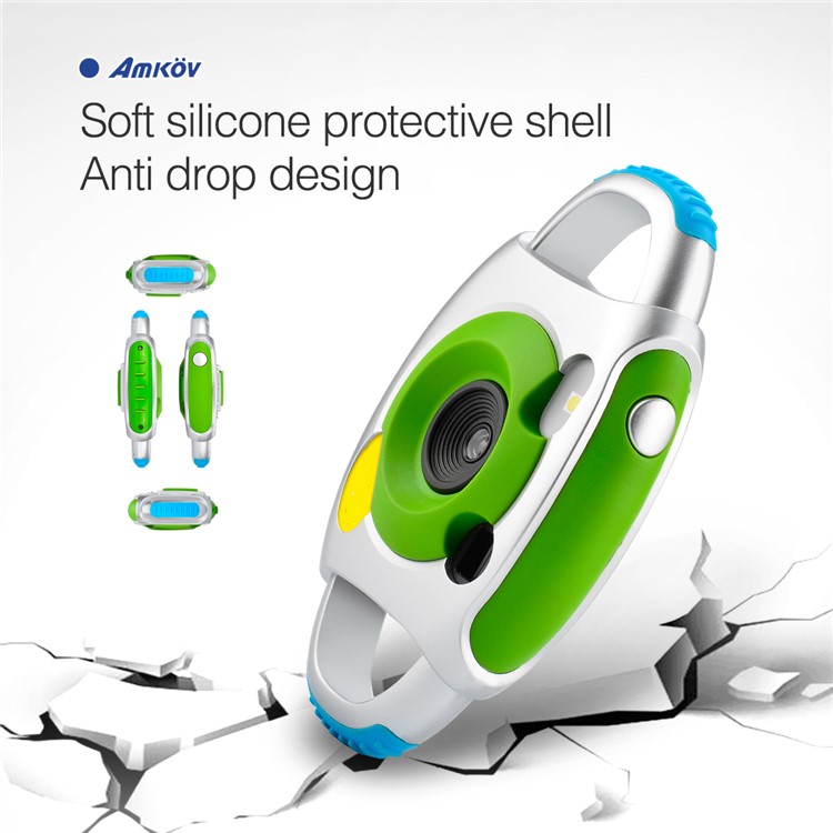 Creative Kids' Camera Portable Double Handheld 5MP Digital Camera with Silicone Protective Shell-5