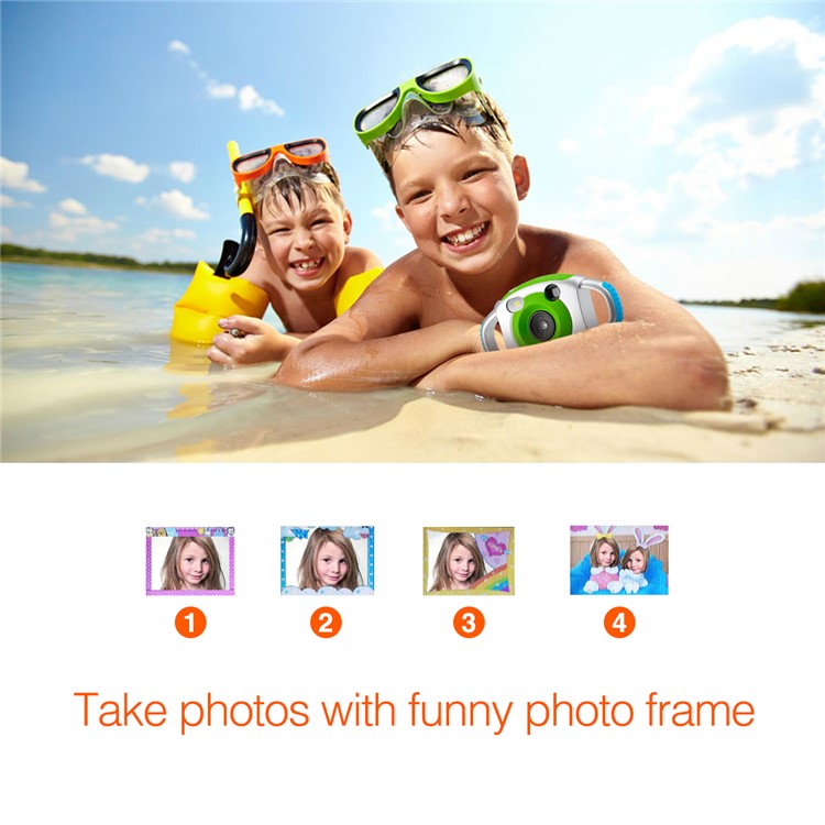 Creative Kids' Camera Portable Double Handheld 5MP Digital Camera with Silicone Protective Shell-8