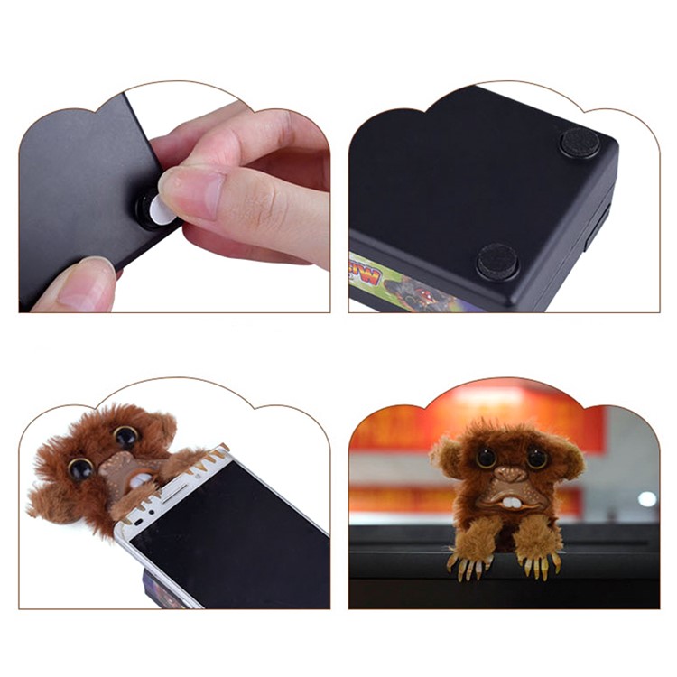 3 Modes Surprise Sneekums Pet Pranksters Plush Monkey Toys-5
