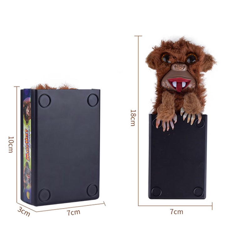 3 Modes Surprise Sneekums Pet Pranksters Plush Monkey Toys-6