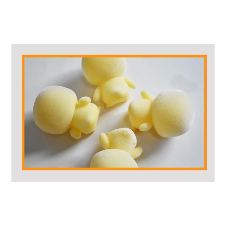 Plastic Flocking Duck Doll Small Animal Plush Toys-6