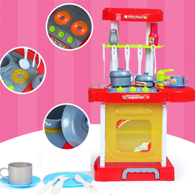 Kids Kitchen Cookware Toys Cookware Pretend Role Play Toys Set-6