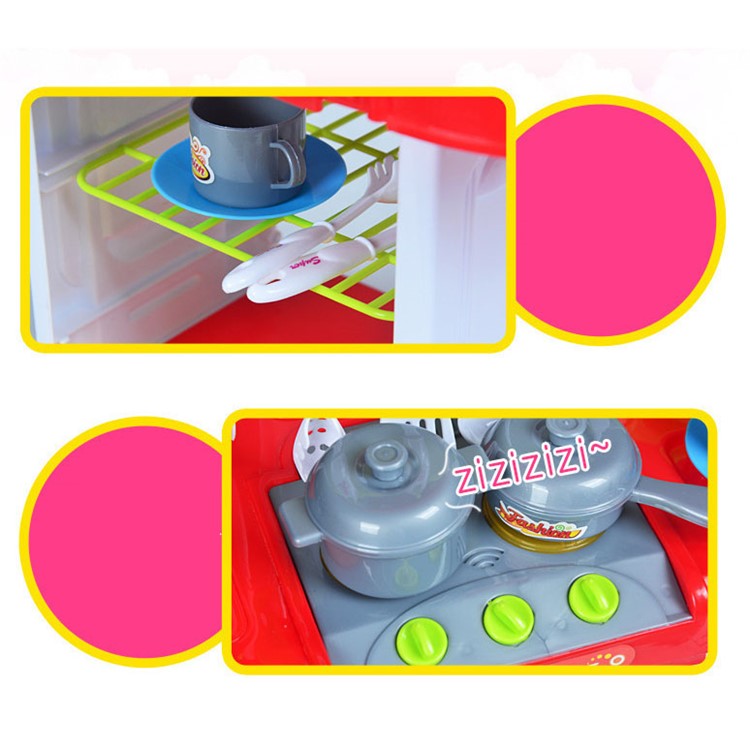 Kids Kitchen Cookware Toys Cookware Pretend Role Play Toys Set-7