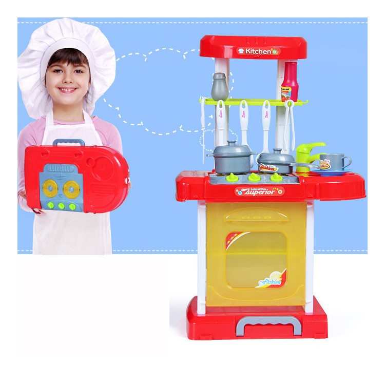 Kids Kitchen Cookware Toys Cookware Pretend Role Play Toys Set-8