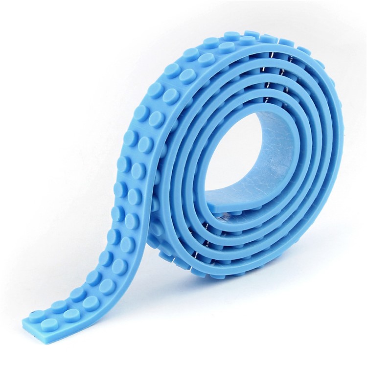 Tape Self Adhesive Baseplate Strips for Kids - Baby Blue-2