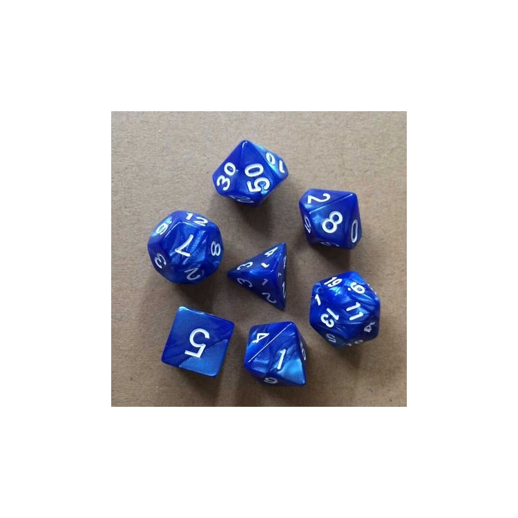 7Pcs/Set Polyhedral Gaming Dice Set of D4 D6 D8 D10 D12 D20-7