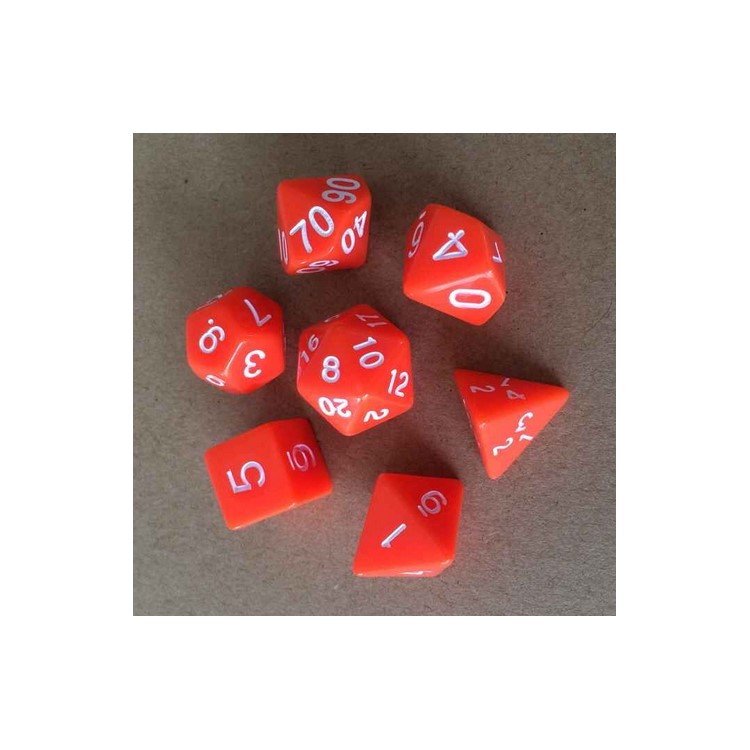 7Pcs/Set Polyhedral Gaming Dice Set of D4 D6 D8 D10 D12 D20-9