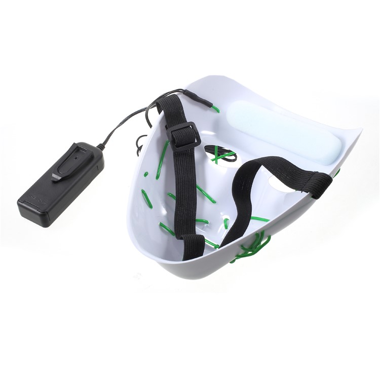 EL Wire Light up Mask Halloween Cosplay LED Costume Mask-13
