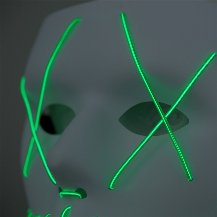 EL Wire Light up Mask Halloween Cosplay LED Costume Mask-10