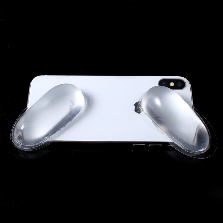 Soft Silicone Decompression Squeeze Toy Pressure Reduced Toy with Stand Function - Transparent-5