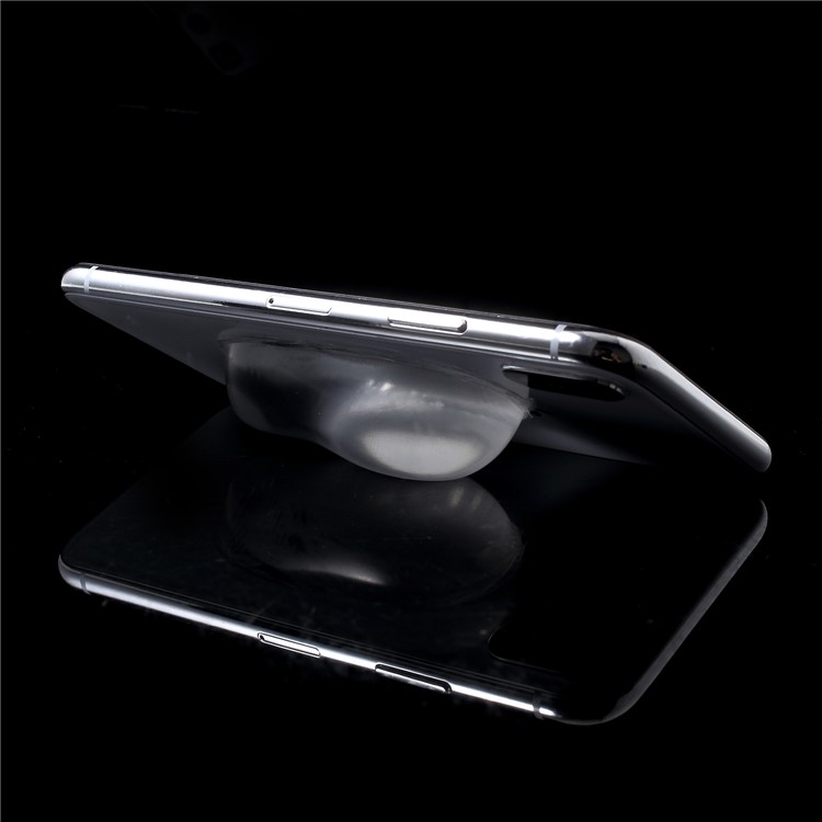 Soft Silicone Decompression Squeeze Toy Pressure Reduced Toy with Stand Function - Transparent-8