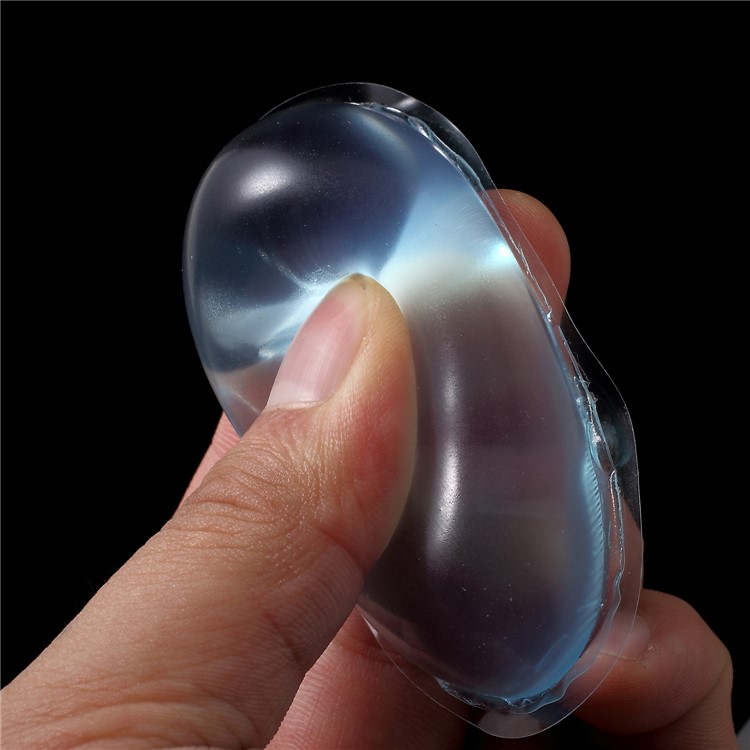 Flexible Silicone Decompression Squeeze Toy Pressure Reduced Toy with Stand Function - Blue-4