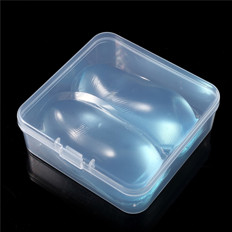 Flexible Silicone Decompression Squeeze Toy Pressure Reduced Toy with Stand Function - Blue-7