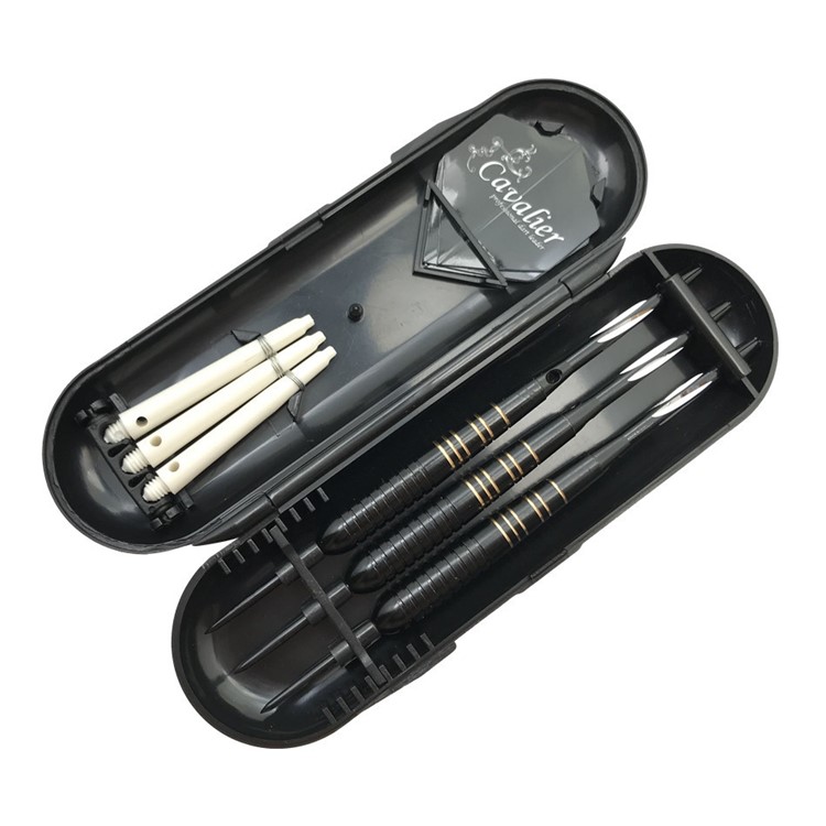 3Pcs/Set Steel Tip Darts + Brass Barrel + Aluminum Shaft + PET Flight Set-2