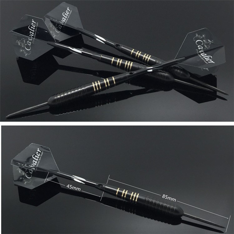 3Pcs/Set Steel Tip Darts + Brass Barrel + Aluminum Shaft + PET Flight Set-3