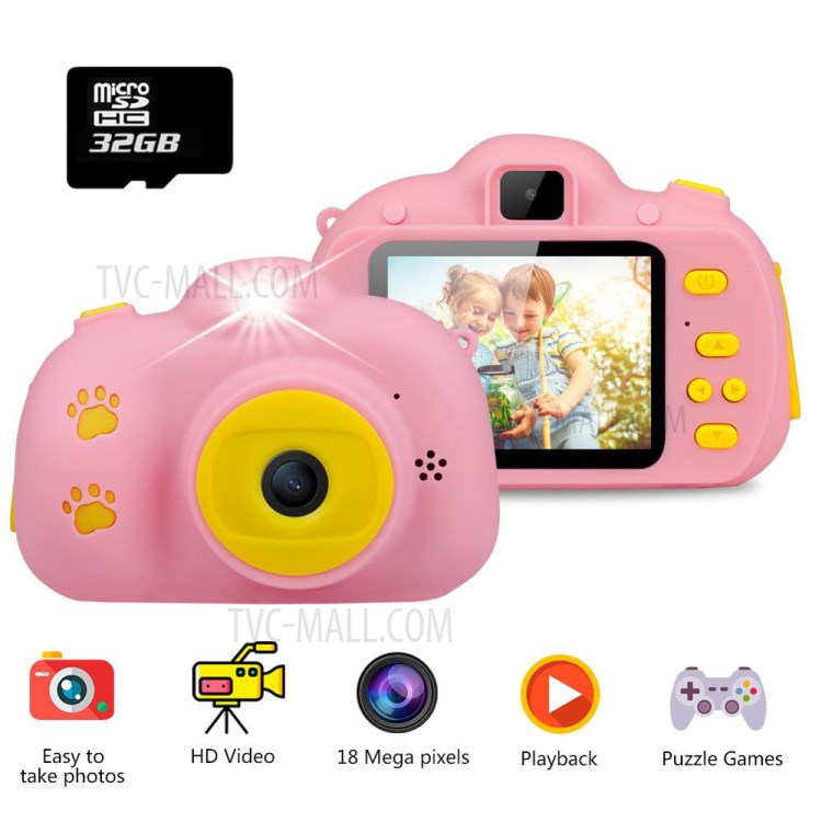 Kids Digital Camera Mini Dual Camera HD Child Camera-2