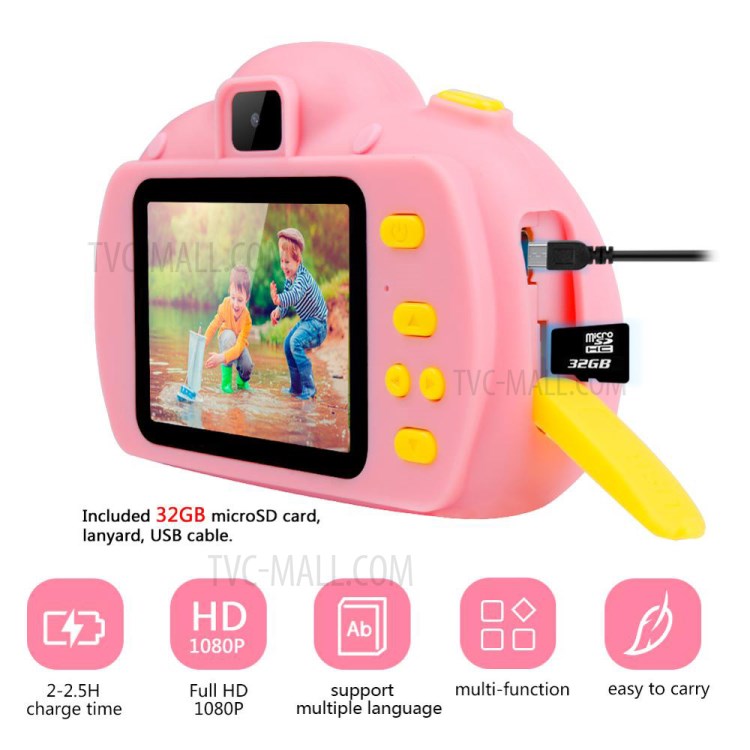 Kids Digital Camera Mini Dual Camera HD Child Camera-4